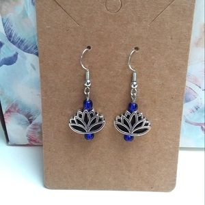 Lotus Flower Earrings
